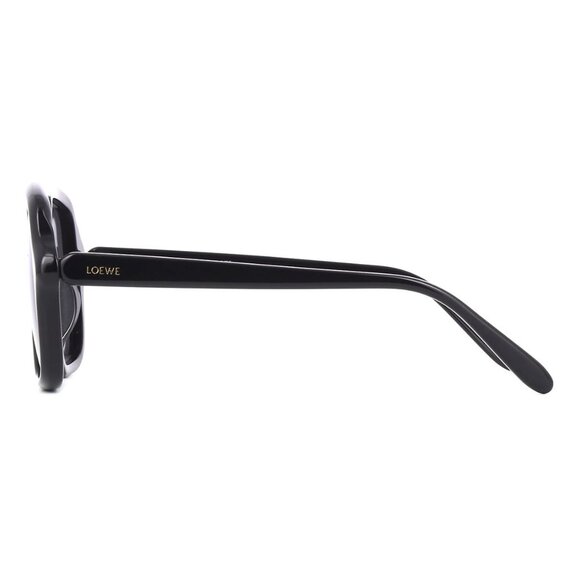 New LOEWE Black Aviator LW40161U 01A Sunglasses Women - Picture 3 of 4